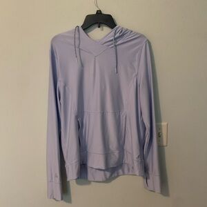 Gerry lavender athleisure long-sleeve hooded shirt